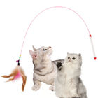 多彩な相互猫はカスタマイズされるロゴの棒をくすぐっているワイヤー羽の鐘猫をもてあそびます サプライヤー