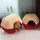 冬犬のベッドの家の折り畳み式の柔らかい動物の子犬の洞窟/睡眠のマットのパッド サプライヤー