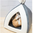 冬のための小さいペット猫のベッド/子ネコの家の折りたたみ洞窟のベッドを暖めて下さい サプライヤー