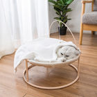 快適な猫のハンモック/犬のハンモック折り畳み式の暖かいペット演劇のベッド サプライヤー