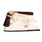 スリップ防止特大犬のベッドの高密度スポンジ/コーデュロイのプラシ天材料 サプライヤー
