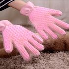 猫/犬のためのピンクの専門ペット手入れをする手袋のBathのクリーニングの手袋 サプライヤー